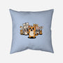 Cat Protest-None-Removable Cover w Insert-Throw Pillow-fanfabio