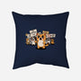 Cat Protest-None-Removable Cover w Insert-Throw Pillow-fanfabio