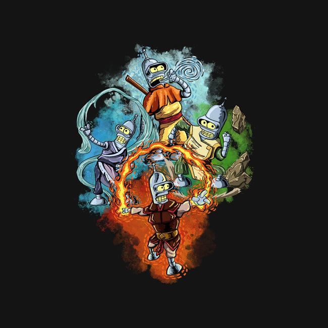 Elemental Bender-Unisex-Crew Neck-Sweatshirt-nickzzarto