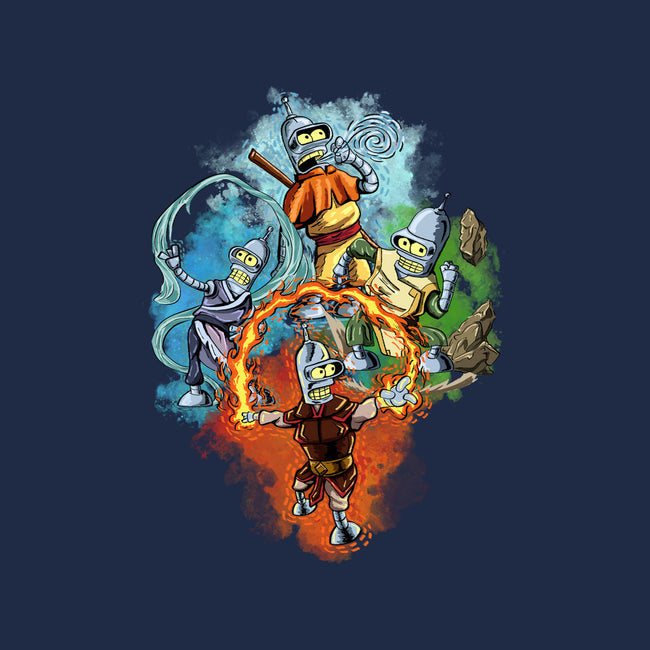 Elemental Bender-Unisex-Crew Neck-Sweatshirt-nickzzarto