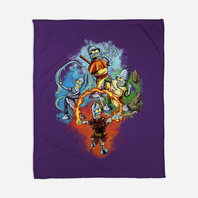 Elemental Bender-None-Fleece-Blanket-nickzzarto