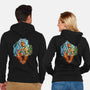 Elemental Bender-Unisex-Zip-Up-Sweatshirt-nickzzarto