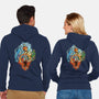 Elemental Bender-Unisex-Zip-Up-Sweatshirt-nickzzarto