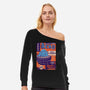 Max Rebo Live-Womens-Off Shoulder-Sweatshirt-CarloJ1956