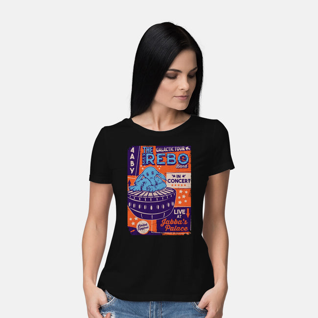 Max Rebo Live-Womens-Basic-Tee-CarloJ1956