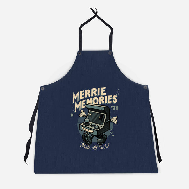 Vintage Memories-Unisex-Kitchen-Apron-teesgeex