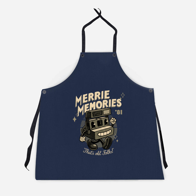 Merrie Memories Folks-Unisex-Kitchen-Apron-teesgeex