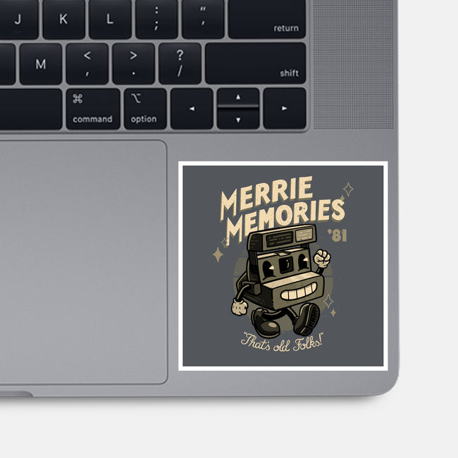 Merrie Memories Folks-None-Glossy-Sticker-teesgeex