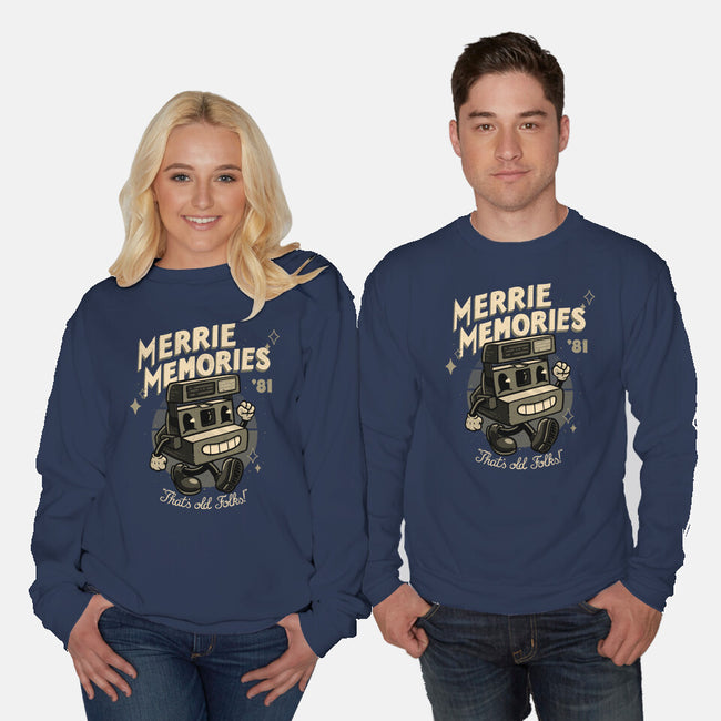 Merrie Memories Folks-Unisex-Crew Neck-Sweatshirt-teesgeex