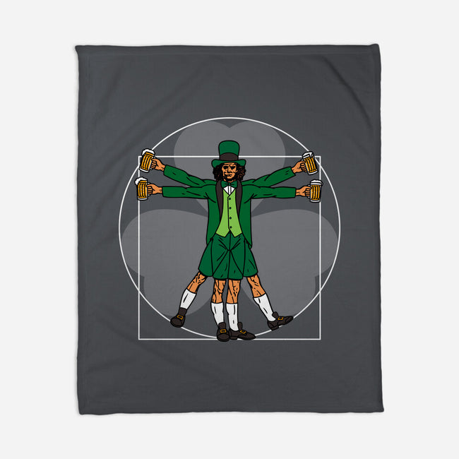 Vitruvian Irishman-None-Fleece-Blanket-Boggs Nicolas