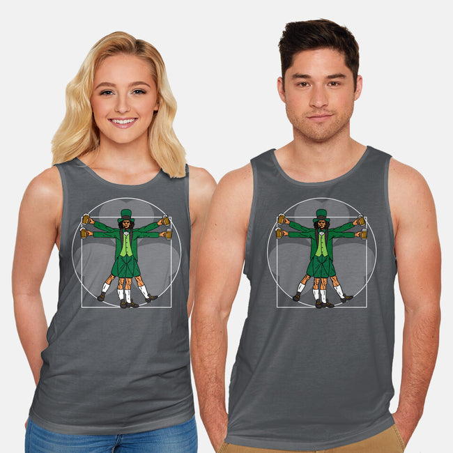 Vitruvian Irishman-Unisex-Basic-Tank-Boggs Nicolas