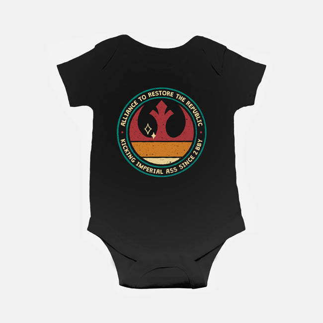 Kicking Imperial Ass-Baby-Basic-Onesie-teesgeex