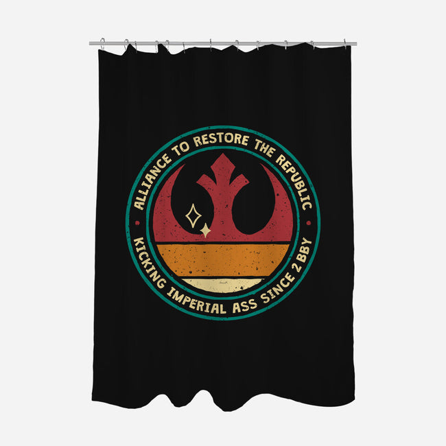 Kicking Imperial Ass-None-Polyester-Shower Curtain-teesgeex