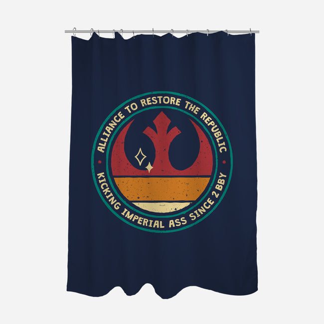 Kicking Imperial Ass-None-Polyester-Shower Curtain-teesgeex