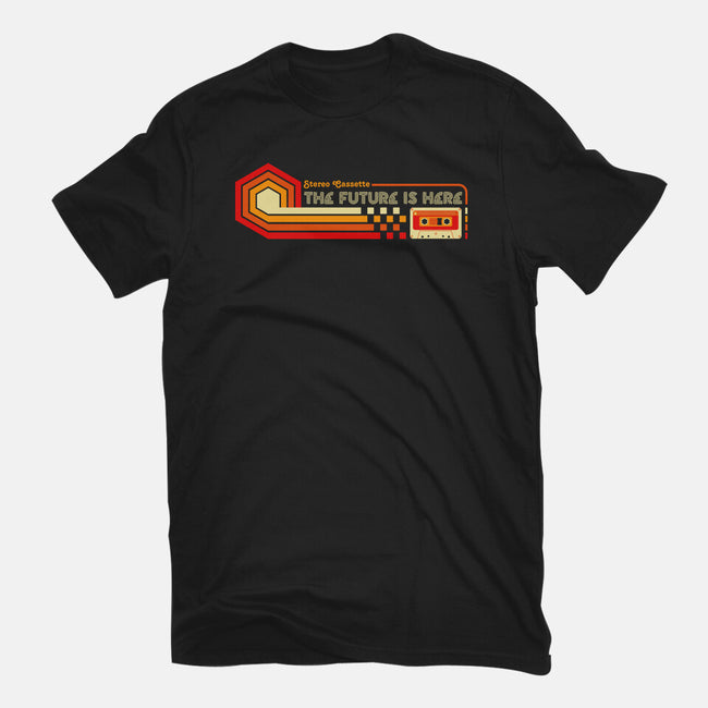 Future Is Here-Womens-Fitted-Tee-rocketman_art