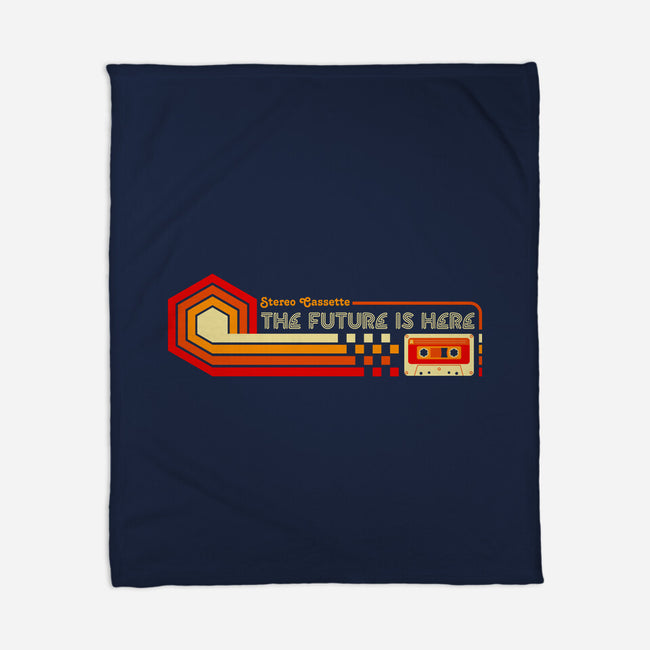 Future Is Here-None-Fleece-Blanket-rocketman_art