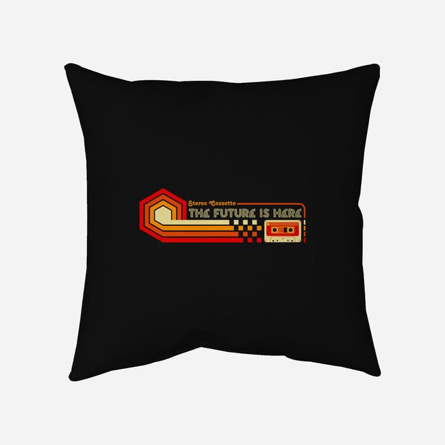 Future Is Here-None-Removable Cover w Insert-Throw Pillow-rocketman_art