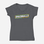 Spaceballs The T-Shirt-Womens-V-Neck-Tee-rocketman_art