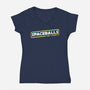 Spaceballs The T-Shirt-Womens-V-Neck-Tee-rocketman_art