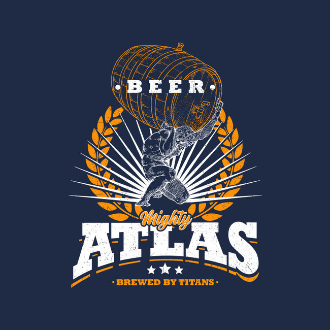 Mighty Atlas Beer-None-Removable Cover w Insert-Throw Pillow-Getsousa!