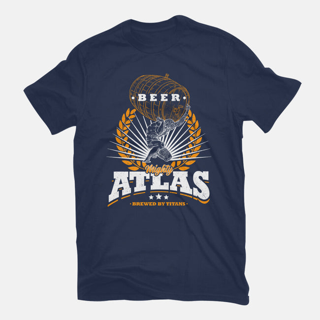 Mighty Atlas Beer-Womens-Fitted-Tee-Getsousa!