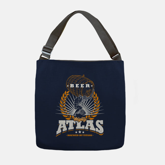 Mighty Atlas Beer-None-Adjustable Tote-Bag-Getsousa!