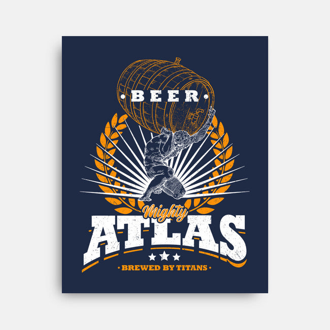 Mighty Atlas Beer-None-Stretched-Canvas-Getsousa!