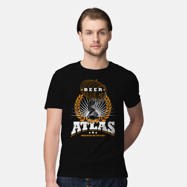 Mighty Atlas Beer-Mens-Premium-Tee-Getsousa!