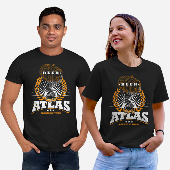 Mighty Atlas Beer-Unisex-Basic-Tee-Getsousa!