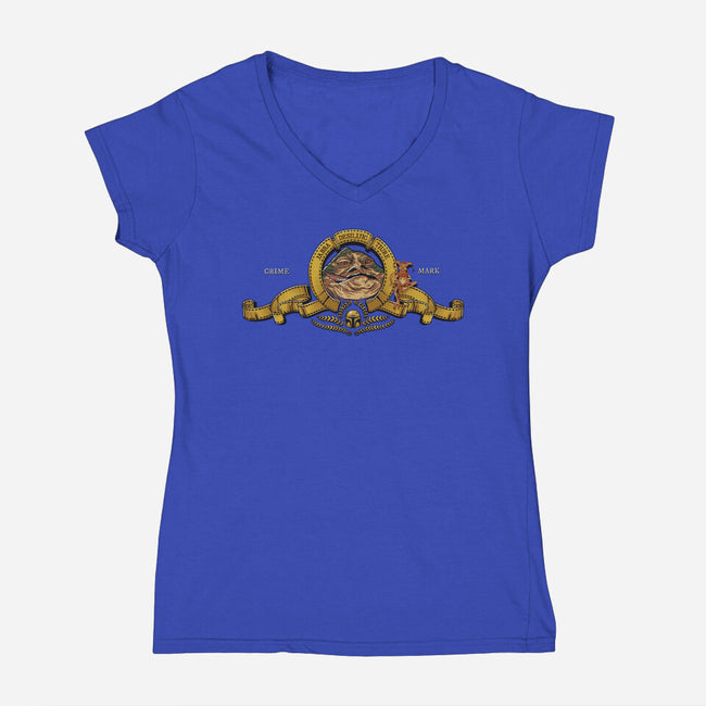Crime Lord Studios-Womens-V-Neck-Tee-Getsousa!