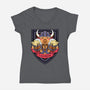 Capybeer-Womens-V-Neck-Tee-spoilerinc