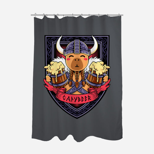 Capybeer-None-Polyester-Shower Curtain-spoilerinc