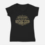 Introvert Social Club-Womens-V-Neck-Tee-kg07