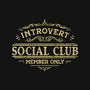 Introvert Social Club-Unisex-Baseball-Tee-kg07