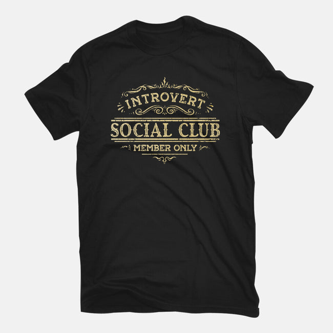 Introvert Social Club-Mens-Heavyweight-Tee-kg07