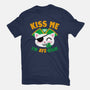 Kiss Me I'm Aye-rish-Womens-Fitted-Tee-Boggs Nicolas