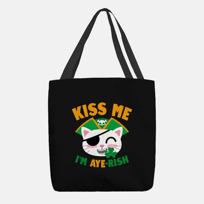 Kiss Me I'm Aye-rish-None-Basic Tote-Bag-Boggs Nicolas