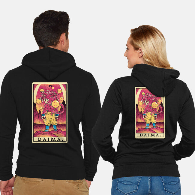 Daima Tarot-Unisex-Zip-Up-Sweatshirt-naomori