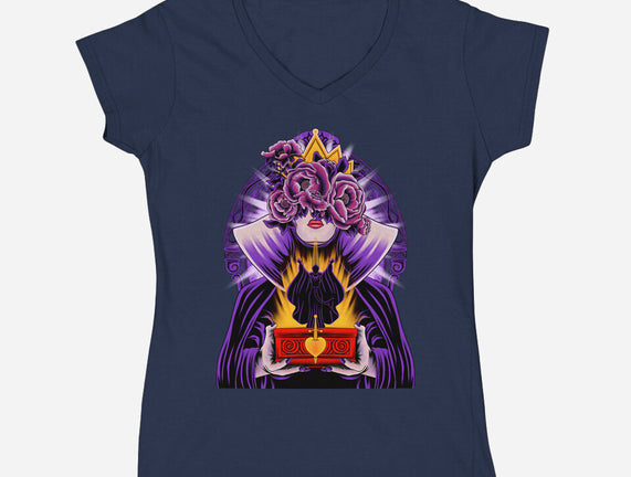 Dark Queen Flower Face