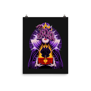Dark Queen Flower Face