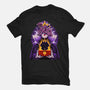 Dark Queen Flower Face-Mens-Basic-Tee-rmatix