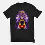 Dark Queen Flower Face-Womens-Fitted-Tee-rmatix