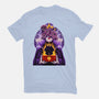 Dark Queen Flower Face-Womens-Fitted-Tee-rmatix