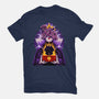 Dark Queen Flower Face-Mens-Heavyweight-Tee-rmatix