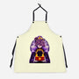 Dark Queen Flower Face-Unisex-Kitchen-Apron-rmatix