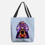 Dark Queen Flower Face-None-Basic Tote-Bag-rmatix