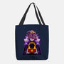 Dark Queen Flower Face-None-Basic Tote-Bag-rmatix