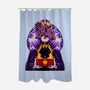 Dark Queen Flower Face-None-Polyester-Shower Curtain-rmatix