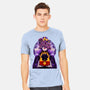 Dark Queen Flower Face-Mens-Heavyweight-Tee-rmatix