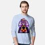 Dark Queen Flower Face-Mens-Long Sleeved-Tee-rmatix
